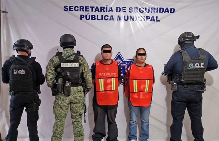 Mediante operativo BOI detienen a un hombre y una mujer acusados por delitos contra la salud