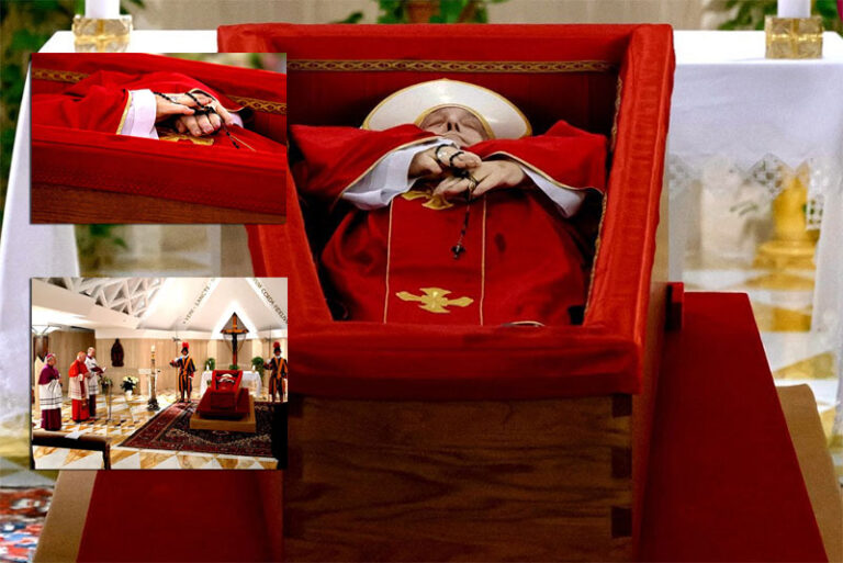 VIDEO: Vaticano difunde al papa Francisco en su féretro