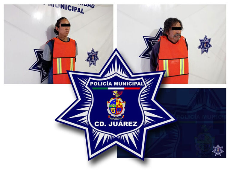 Elementos Municipales detuvieron a dos personas con orden de aprehensión