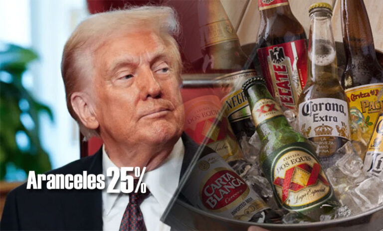 ¿En riesgo la cerveza mexicana en EU por aranceles?