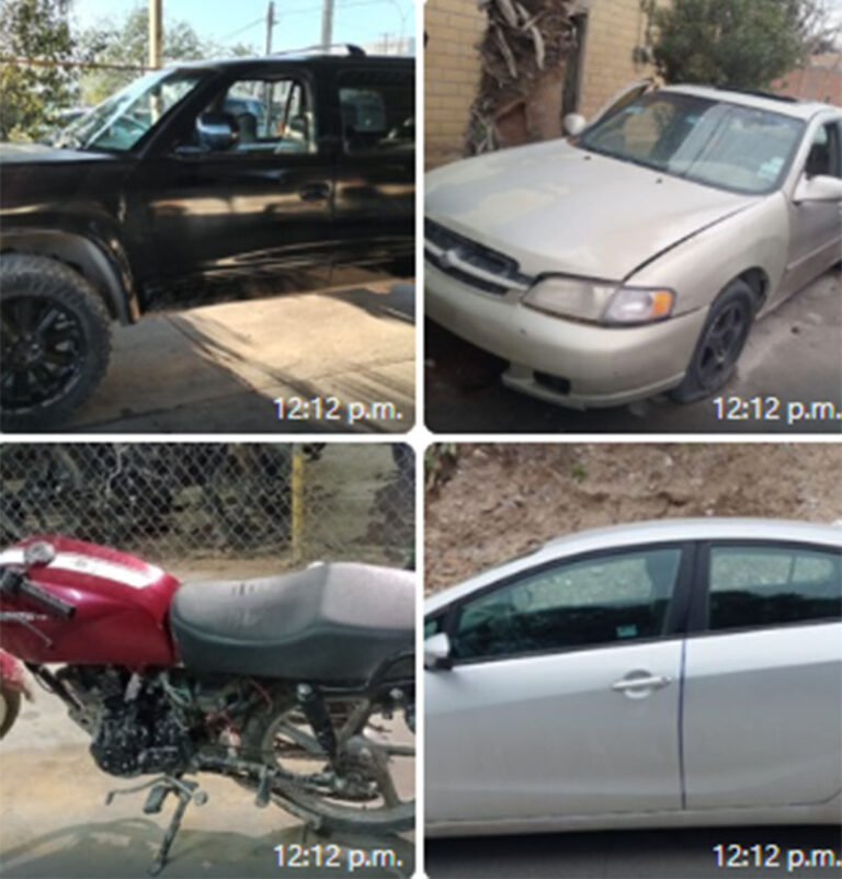 Tras denuncia ciudadana recupera Policía Municipal en este fin de semana cuatro vehículos con reporte de robo