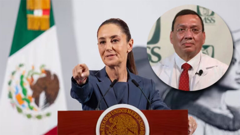 Sheinbaum solicita se aclare arma ‘plantada’ a delegado del IMSS
