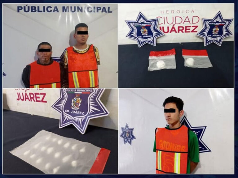 Arrestan a tres personas acusadas por delitos contra la salud
