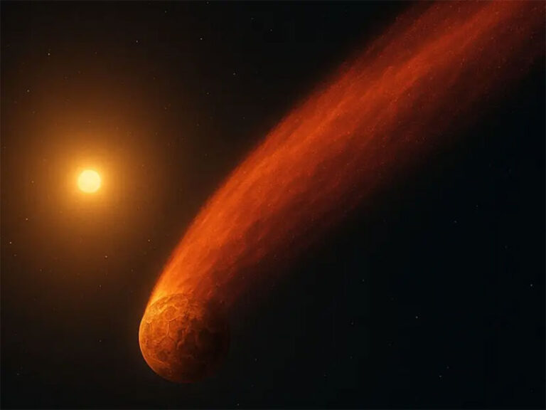 El planeta que se está desintegrando