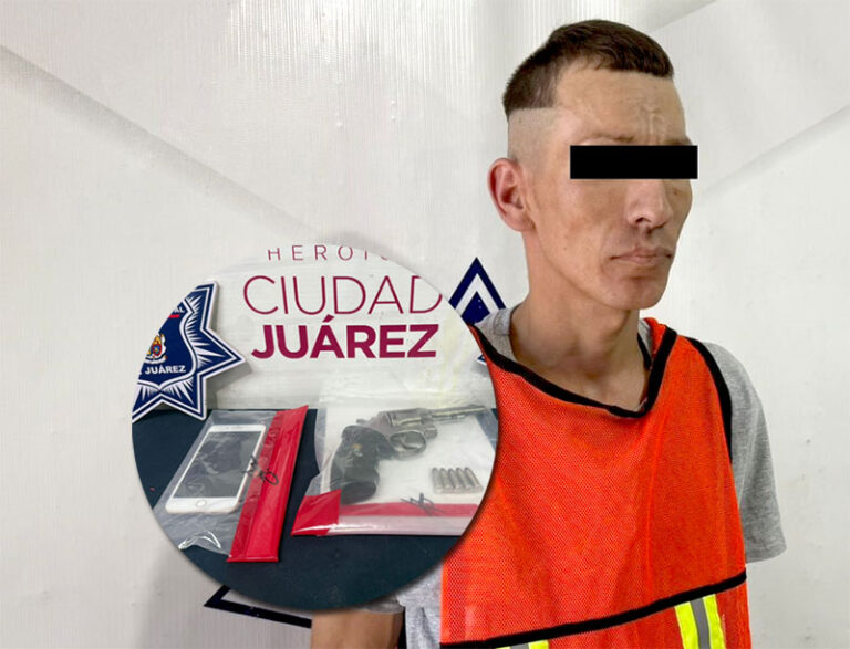 Detienen a sujeto señalado de robar a conductor de plataforma digital, le aseguraron un arma de fuego calibre .38