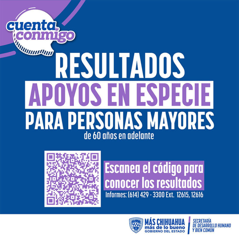 Anuncia Desarrollo Humano resultados de convocatorias de apoyos en especie para personas mayores y con discapacidad