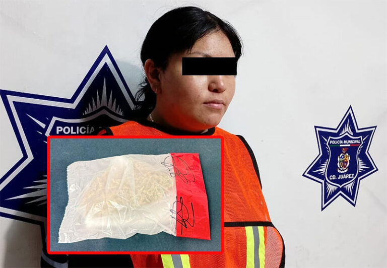 Policías Municipales arrestan a mujer que era clasificada como objetivo prioritario por ser generador de violencia