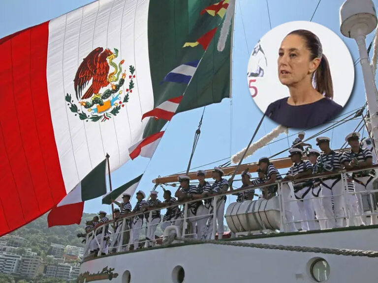 Sheinbaum solidaria con familiares de marineros que murieron