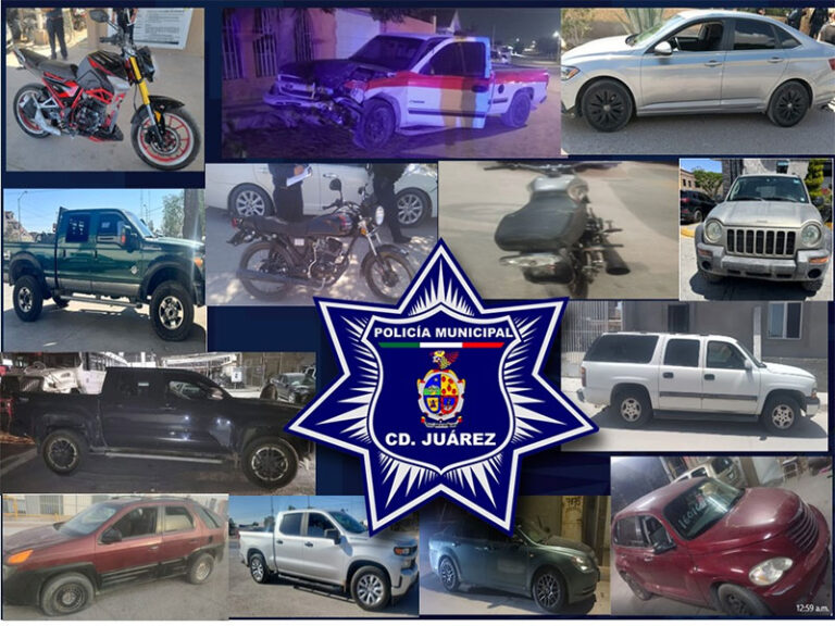 Tras denuncia ciudadana recupera Policía Municipal durante el fin de semana 13 vehículos con reporte de robo