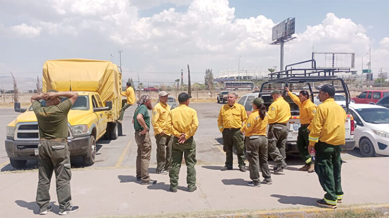 Arriba segundo grupo de brigadistas de otros estados para hacer frente a los 23 incendios forestales activos en Chihuahua