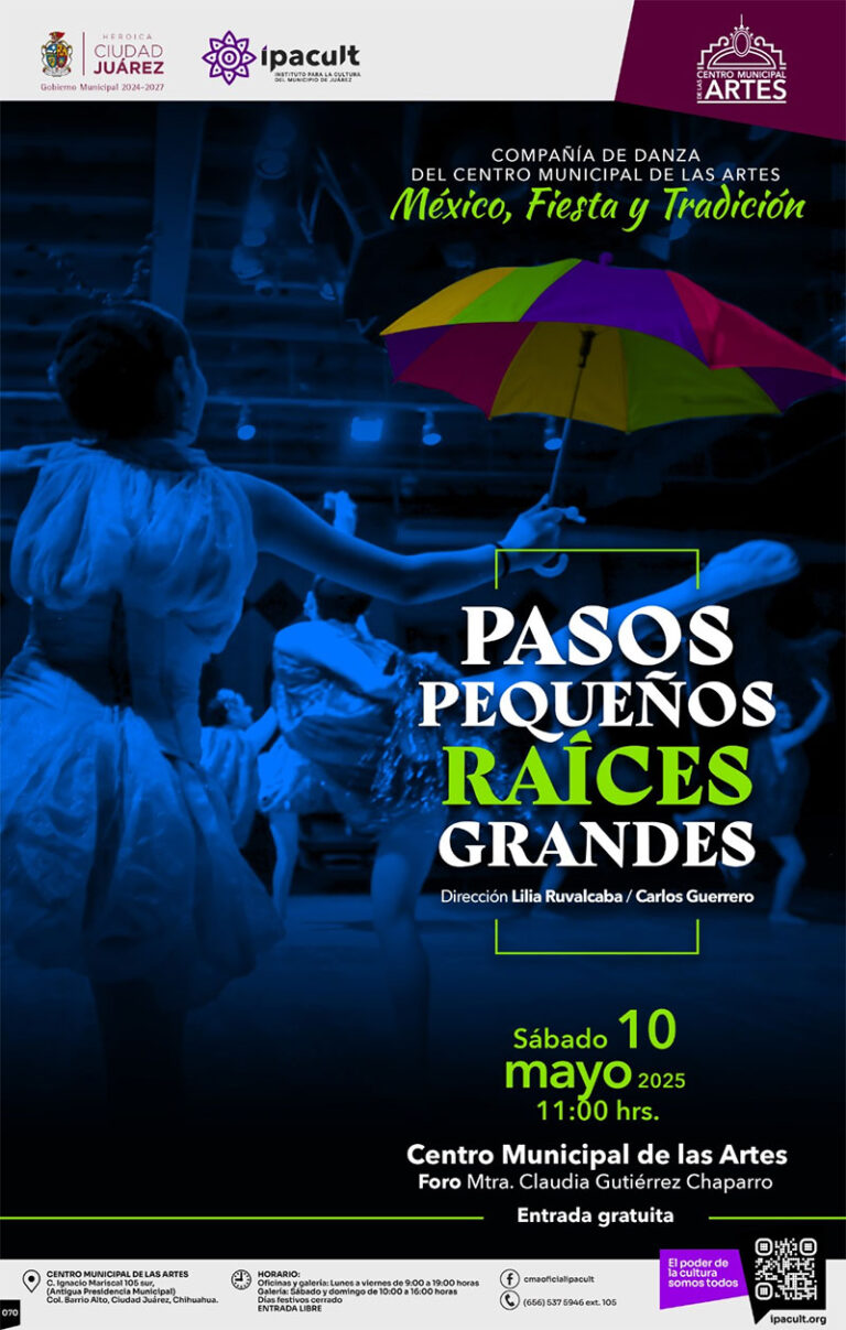 Espectáculo de danza “Pasos pequeños, Raíces grandes” se presenta en el CMA este sábado