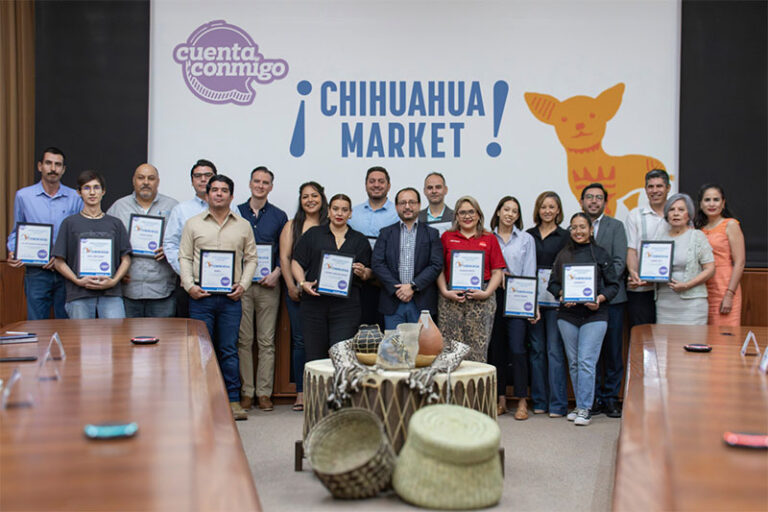 Reconoce SIDE a 19 empresas con el distintivo Chihuahua Market