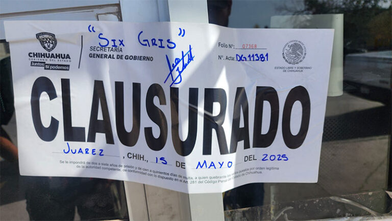 Realiza Gobernación Estatal 310 inspecciones y clausura 13 establecimientos durante la última semana