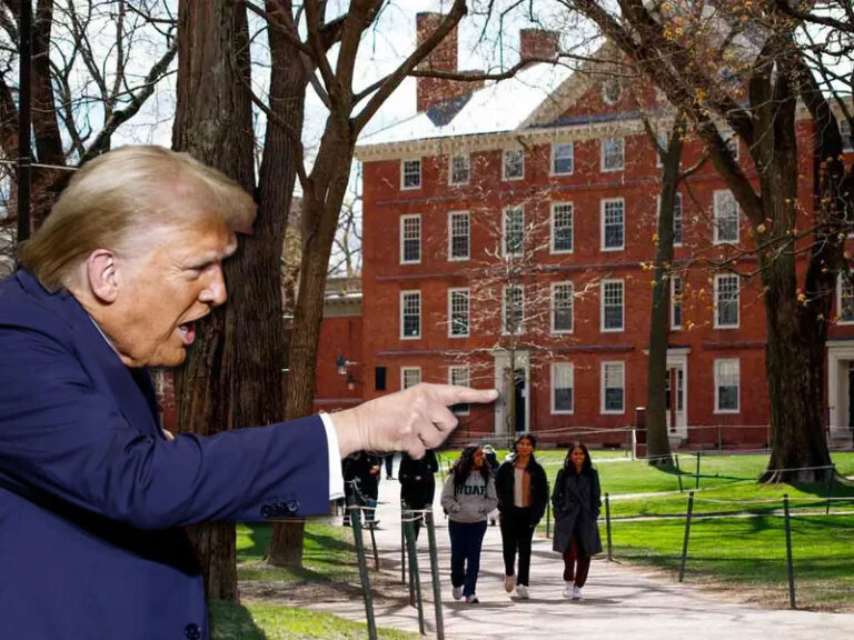 Trump desesperado por lista de extranjeros en Harvard