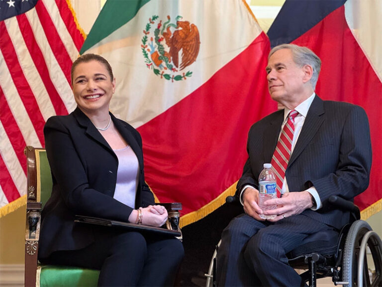 Maru Campos y Greg Abbott fortalecen relación bilateral entre Chihuahua y Texas
