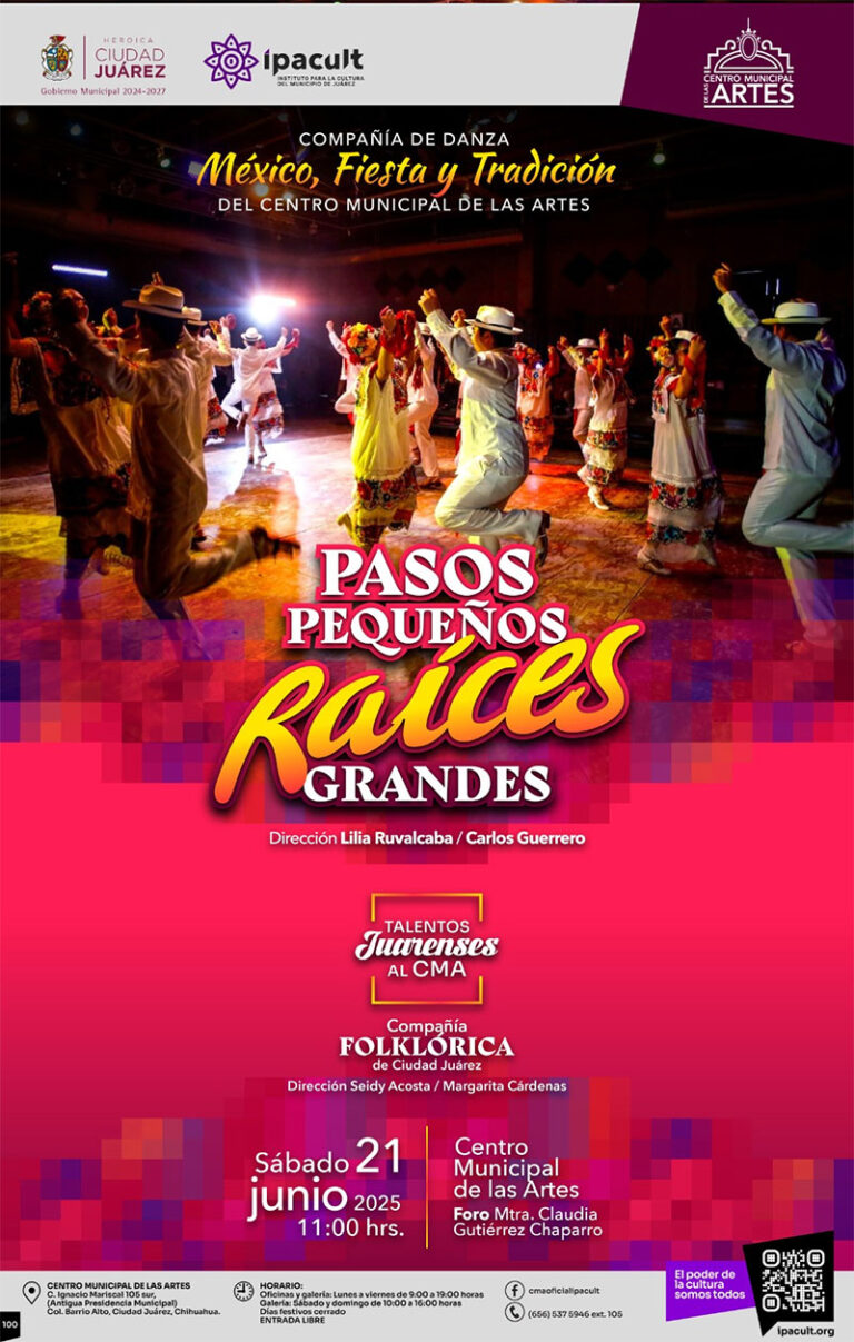 IPACULT presenta “Pasos pequeños, Raíces grandes”, espectáculo de danza folclórica en el CMA