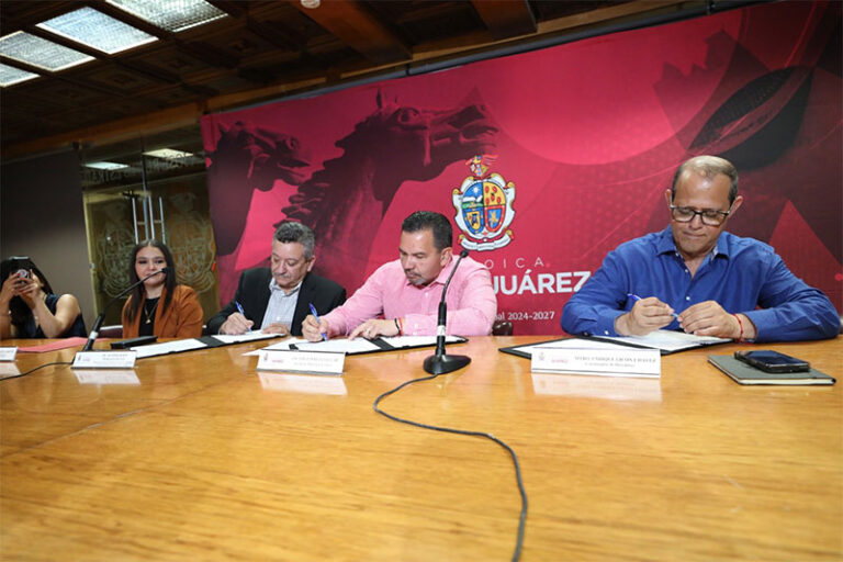 Municipio de Juárez y La Rodadora firman convenio para impulsar el desarrollo cultural y educativo