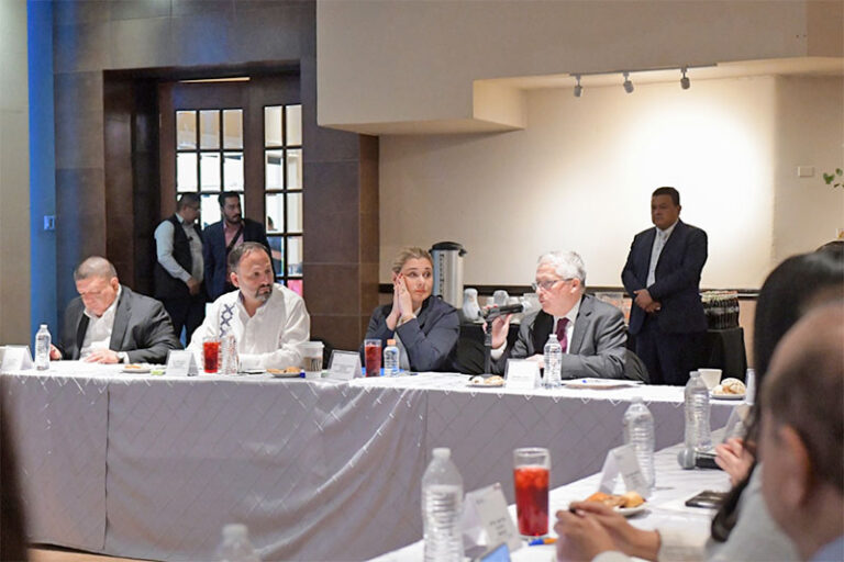 Maru Campos analiza con cónsul de EU en Ciudad Juárez estrategias para fortalecer la seguridad fronteriza