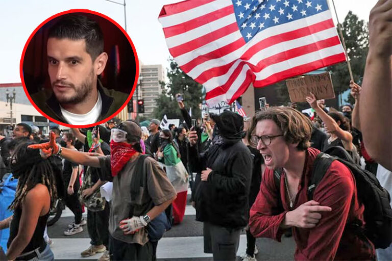 Adrián Marcelo opina ante las protestas de migrantes Los Ángeles