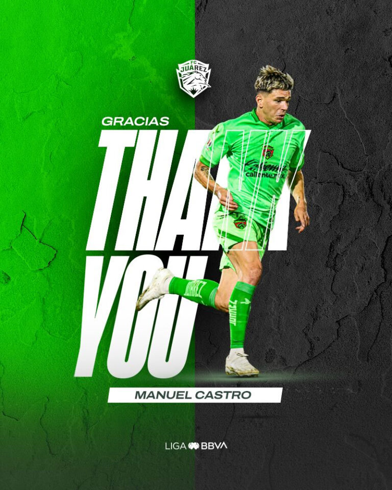 Concluye vínculo entre Manuel Castro y FC Juárez