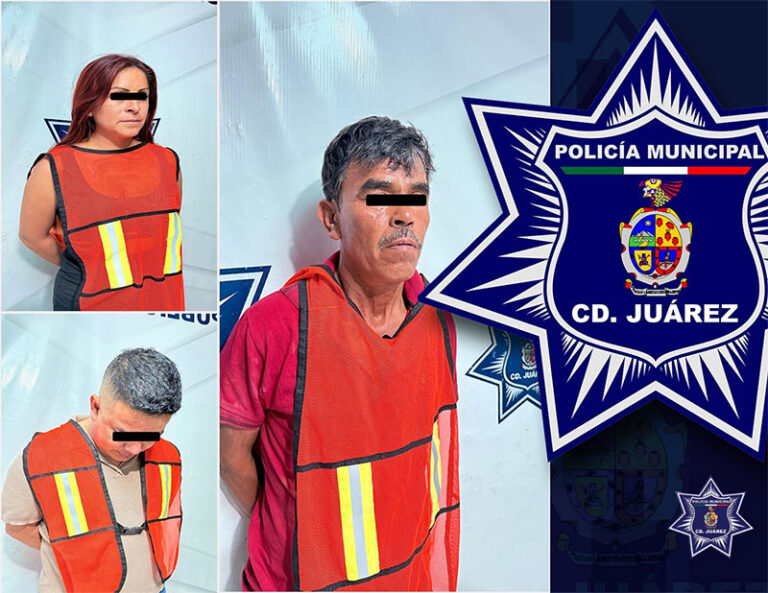 Arrestan a tres personas acusadas por el delito de violencia familiar en hechos distintos