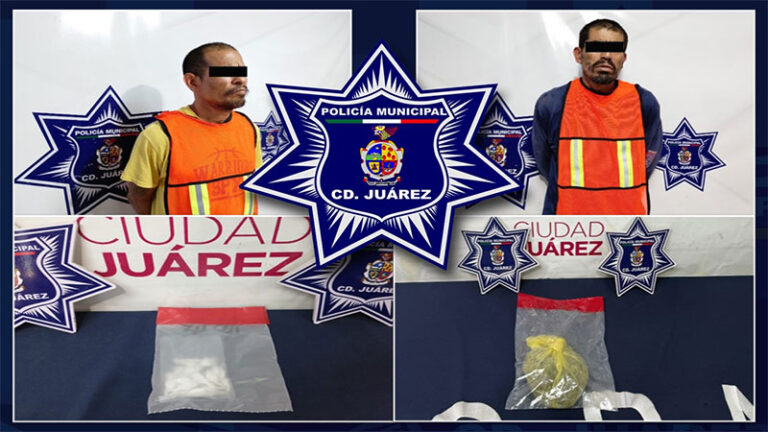 Arrestan a dos personas acusadas por delitos contra la salud