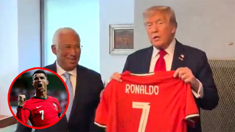 VIDEO: Le llega regalo a Trump “Jugando por la paz”