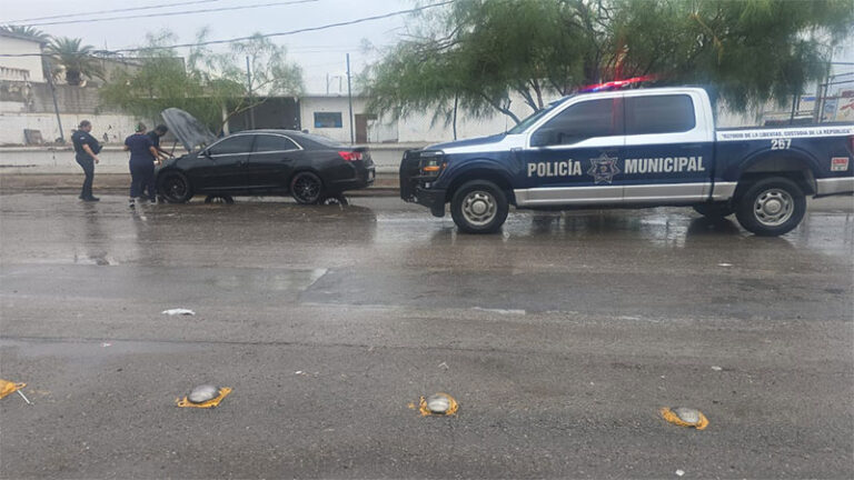 Apoya SSPM a ciudadanos afectados por las lluvias