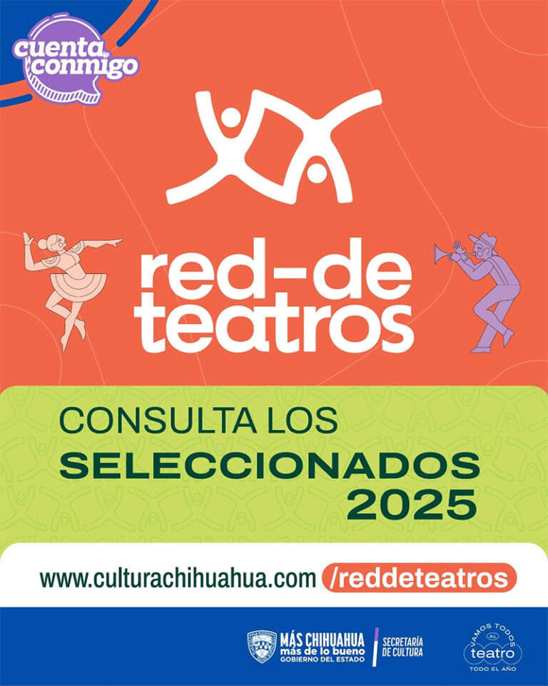 Secretaría de Cultura da a conocer los proyectos seleccionados para la edición 2025 del programa Red de Teatros