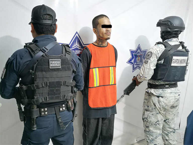 Elementos de la SSPM, Guardia Nacional y Defensa Nacional arrestaron a dos personas con orden de aprehensión