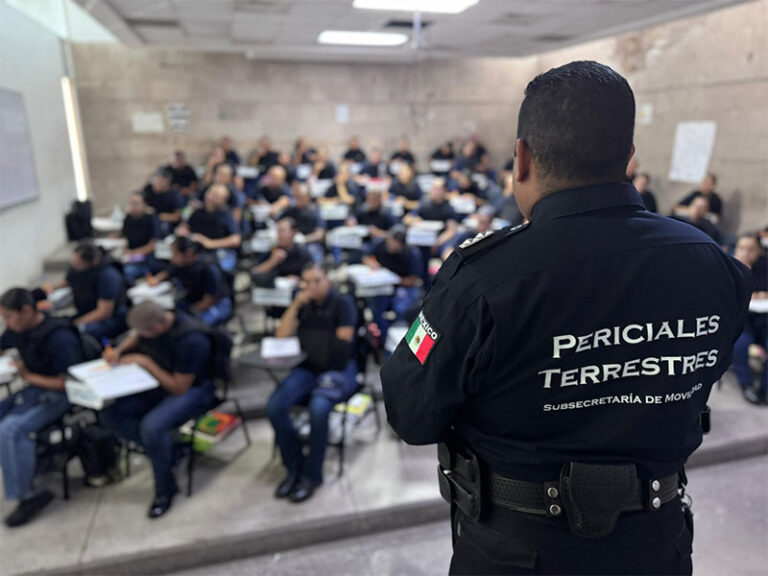 Imparte SSPE curso de educación vial con enfoque policial a cadetes de la DSPM