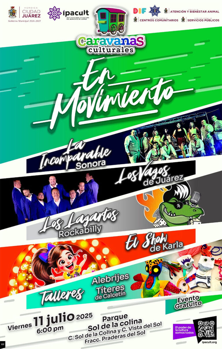 IPACULT llevará cultura y arte a Praderas del Sol con su Caravana Cultural “En Movimiento”