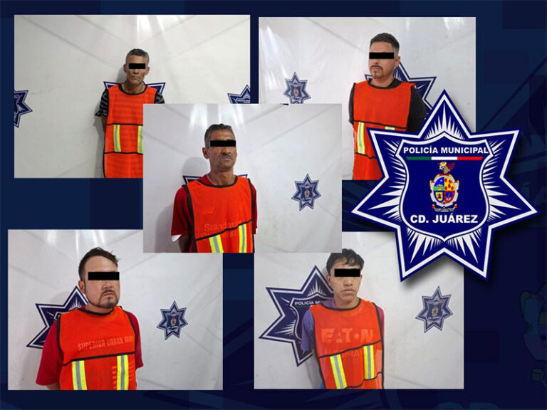 Detuvieron a cinco personas con orden de aprehensión