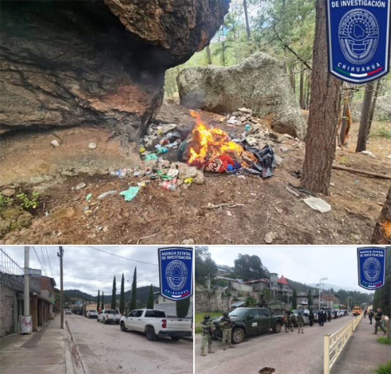 Destruye Célula BOI campamento delictivo en Guadalupe y Calvo