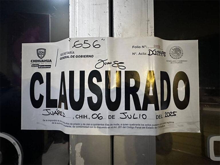 Realiza Gobernación Estatal 295 inspecciones y clausura 15 establecimientos durante la última semana