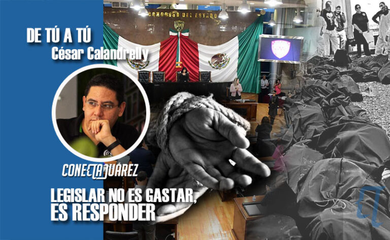 LEGISLAR NO ES GASTAR, ES RESPONDER