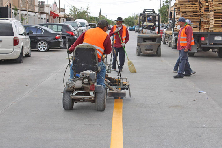 Continúa Control de Tráfico con trabajos de pintura
