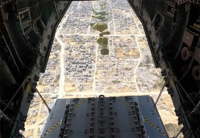 Caerán toneladas de alimento desde el cielo