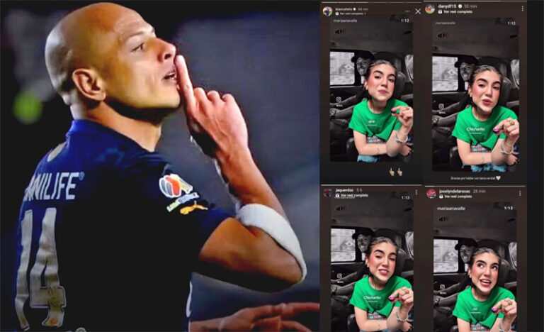‘Chicharito’ molesta a jugadoras de Chivas