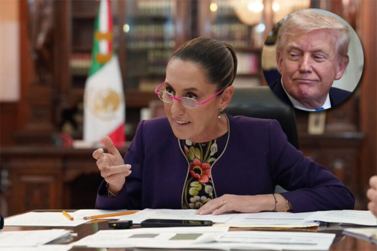 Acuerdan Sheinbaum y Trump tregua de 90 días sobre aranceles
