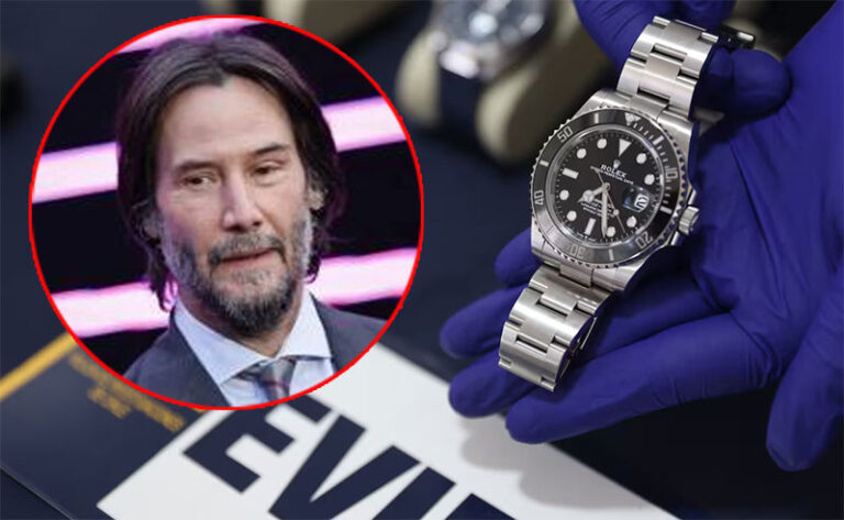 Le regresan sus relojes a Keanu Reeves