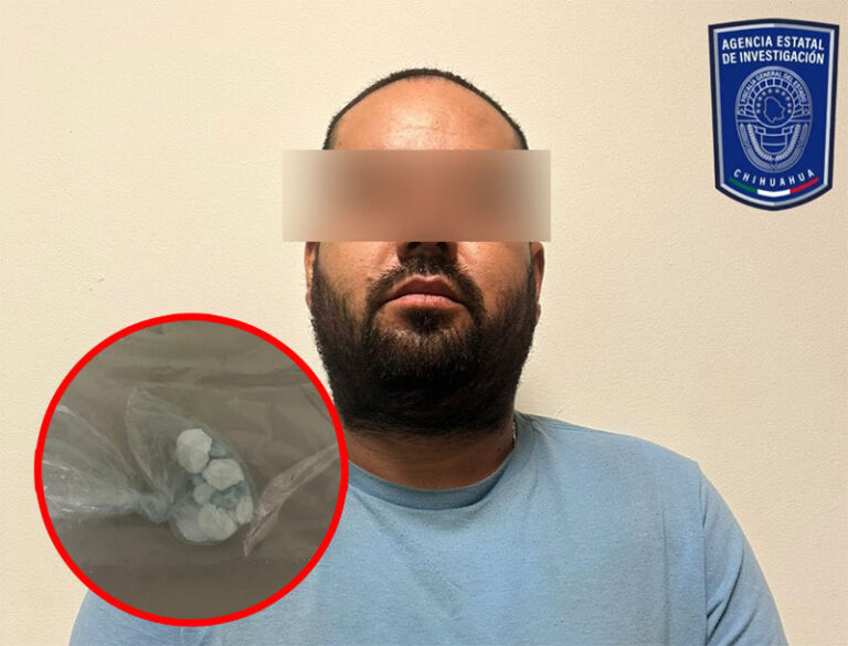 Arresta AEI a sujeto en posesión de cocaína en Ciudad Juárez