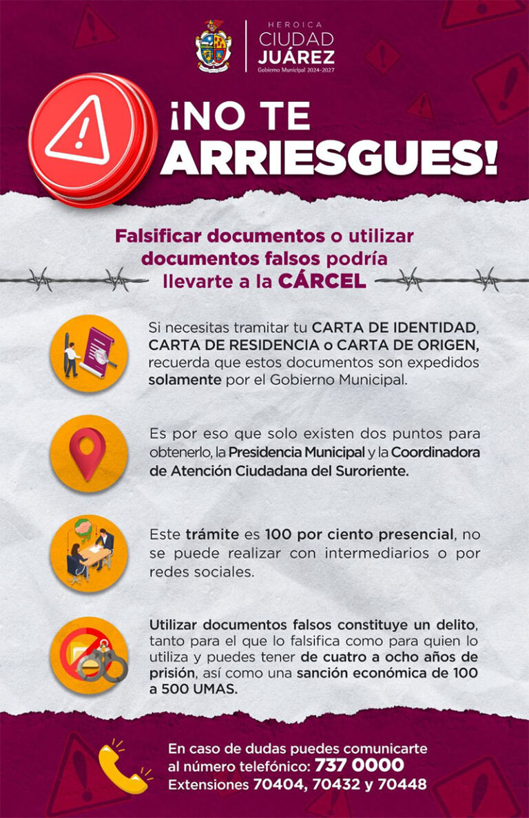 Alertan por cartas de identidad falsas