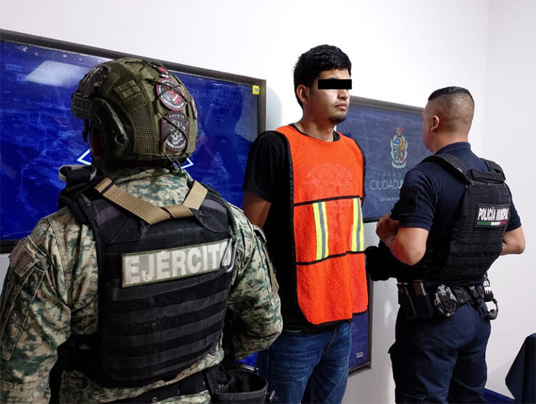 Operativo interinstitucional detiene a un sujeto que contaba con orden de aprehensión