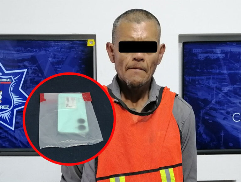 Arrestan a sujeto acusado del delito de robo a transeúnte