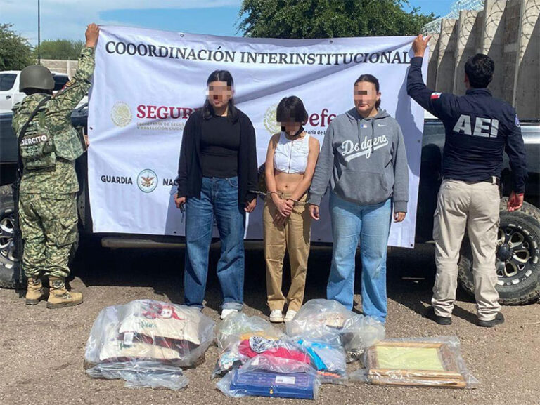 Detiene Operativo Conjunto a tres mujeres por robo a una vivienda en Parral