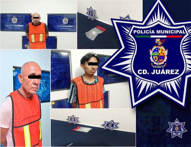 Arrestan a tres personas acusadas por delitos contra la salud