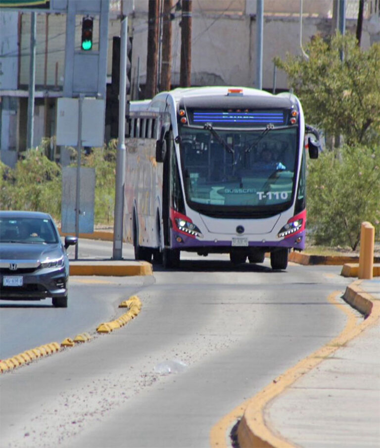 Invita JuárezBus a respetar el carril confinado para una movilidad segura