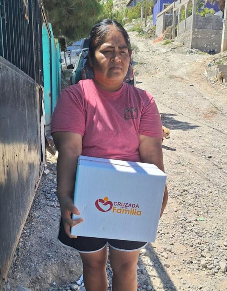 Entrega Desarrollo Social alimentos a familias en condición vulnerable