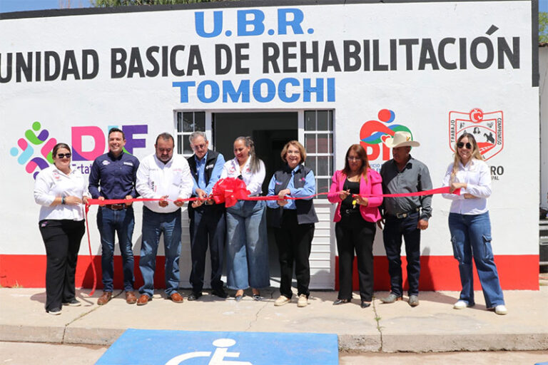 Inaugura DIF Estatal Unidad Básica de Rehabilitación en Tomochi, Guerrero